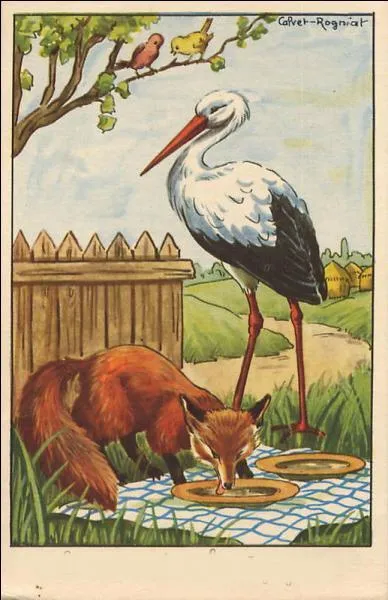 Et nous terminerons par cette dernière illustration. Quelle est la morale de cette fable ?