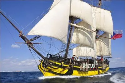 Voici "La Grâce", un brick (ou brig). Là encore, je vous demande l'origine de ce nom, petits brigands !