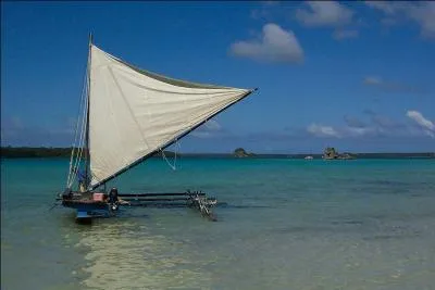 Aucun écrit ou récit ne nous renseigne sur les navigateurs qui peuplèrent les îles du Pacifique (- 6000 à - 3500). Peut-être avec ce genre de bateau ?