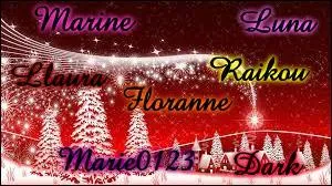 Le plus important aux yeux de MarinaDance, c'était la nourriture. Elle avait préparé plusieurs plats avec Fan-de-Luna, Dark, Floranne05, Raikou, Marie et Llaura. Il y avait, entre autres, une tarte tatin, donc composée de...