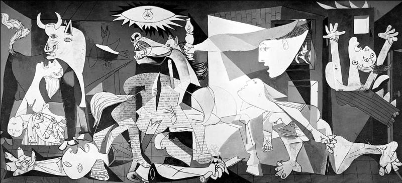 Le tableau "Guernica" de Pablo Picasso se trouve à Madrid.