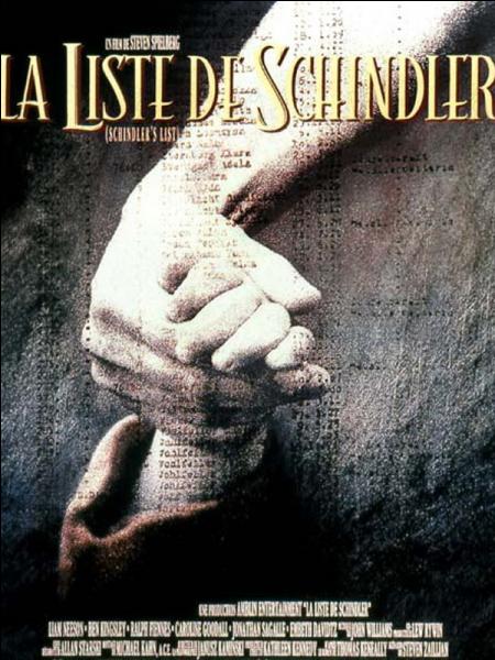 Le film "La Liste de Schindler" a été réalisé par Steven Spielberg.