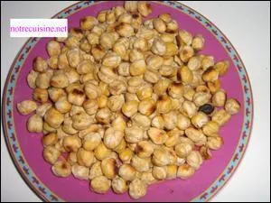 Pois chiches grillés, en Algérie :