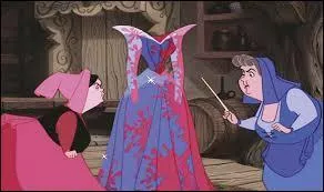 A quoi est due la scène de la dispute pour la robe d'Aurore ?