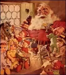 Quelle célèbre marque de boisson utilise le père noël pour sa campagne publicitaire ?