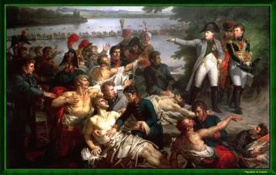 Vous voilà à présent à boire du vin parmi les survivants de cette journée du 22 mai 1809. Vous fêtez la fin de la bataille d'Essling avec vos camarades. Cependant, le sentiment est mitigé. En plus d'une égalité en terme de pertes...