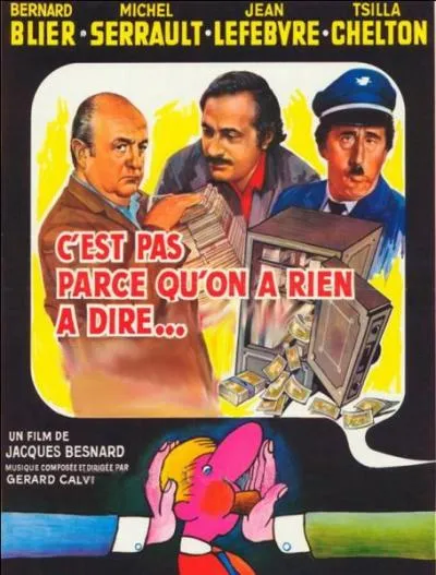 "C'est pas parce qu'on a rien à dire ---". Que faut-il faire, à part trouver la suite de ce titre ?