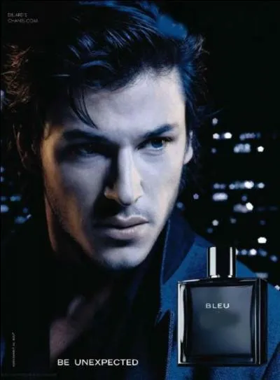 Parfum pour homme, c'est "Bleu" ...