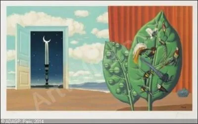 Qui a peint "Une porte s'ouvre sur la nuit" ?