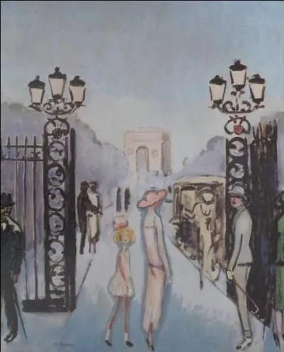 Qui a peint "La porte Dauphine" ?