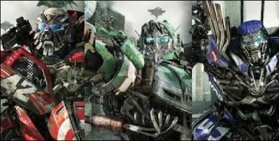 De qui se compose ce trio d'Autobots ?