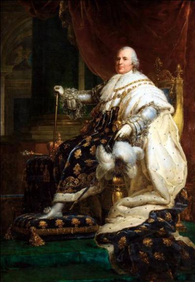 Comment est surnommé Louis XVIII par son frère Charles X ?