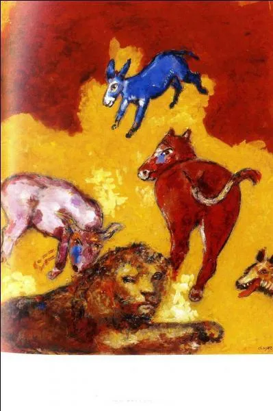 Quelle fable illustre cette toile ?