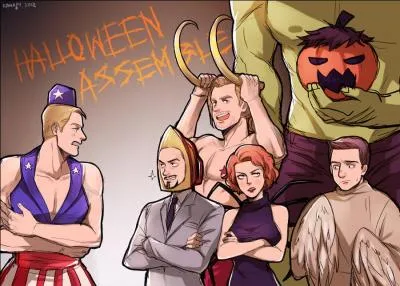 En quoi est déguisé Tony Stark sur cette image ?