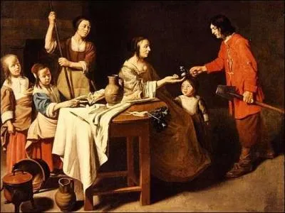 Qui a peint "la famille de paysans" ?