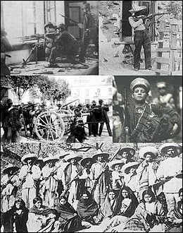 La même année commençait la révolution mexicaine. Il s'agit d'une succession de petites révolutions, entre 1910 et 1920. À la fin de ces révolutions, quel homme accéda au poste de président ?