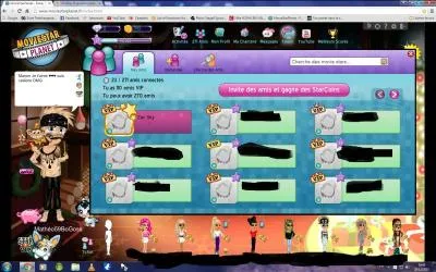 Combien peut-on avoir d'ami(e)s au niveau 17 quand on est V.I.P sur MSP ?