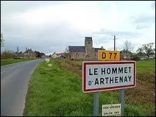 Nous arrivons au Hommet-d'Anthenay. Village bas-normand de l'arrondissement de Saint-L&ocirc;, dans le parc naturel r&eacute;gional des marais du Cotentin et du Bessin, il se situe dans le d&eacute;partement ...