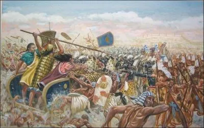 Le grand pharaon Ramsès II repoussera l'invasion de cette immense horde de guerriers très farouches : qui sont-ils ?