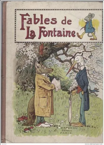 De quelle fable est tirée la morale : "Apprenez que tout flatteur vit aux dépens de celui qui l'écoute" ?