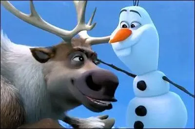 Comment s'appelle le renne et le bonhomme de neige ?
