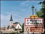 Nous entrons dans Saint-Maurice-Saint-Germain. Commune Eur&eacute;lienne, dans la r&eacute;gion naturelle du Perche, elle se situe en r&eacute;gion ...