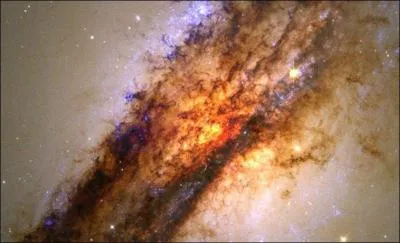 Il s'agit là encore de la naissance d'une étoile. Mais dans quelle galaxie ?
