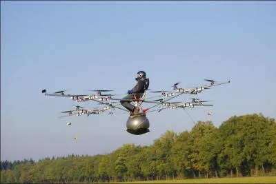 Ce "Volopter" a été conçu en Belgique. Avec quoi a-t-il été construit ?