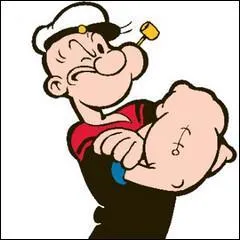 Personnage de marin borgne créé par Elzie Crisler Segar en 1929 :