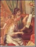 Comment le peintre de  Jeunes filles au piano  se nomme-t-il ?