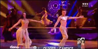 Quel style de danse Olivier Dion et Candice Pascal ont-ils dansé lors du 5e show ?