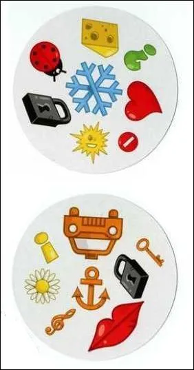 Quel dessin est représenté sur les deux cartes ?