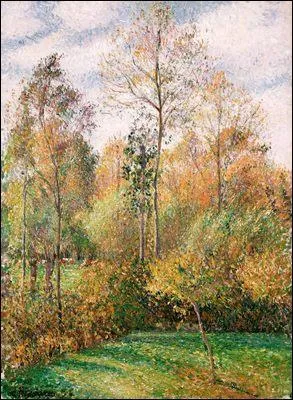 Qui a peint "Automne, Peupliers, Eragny" ?