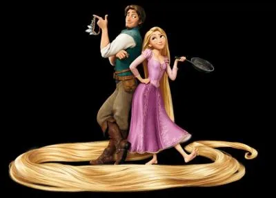 À la fin du film, les cheveux de Raiponce seront blonds.