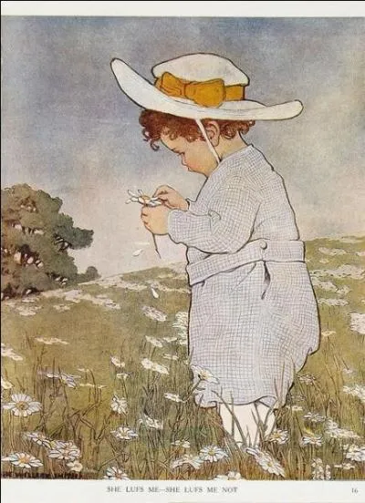 Je t'aime un peu beaucoup, passionnément à la folie pas du tout. Combien faudrait-il qu'une marguerite compte de pétales pour tomber sur "pas du tout" ?