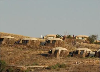 Où cette photo de petits "bunkers" a-t-elle été prise ?