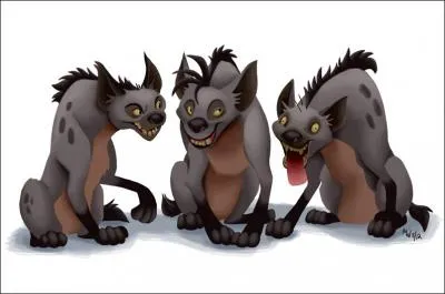 Comment s'appellent ces hyènes qui obéissent à Scar ?