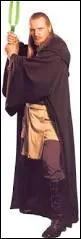 De quelles couleurs est la ceinture de Qui-Gon Jinn ?