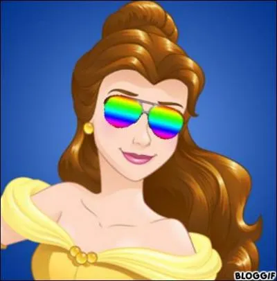 De quelle couleur sont les yeux de Belle ?