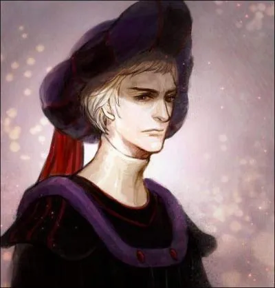 Ne serait-ce point le tyrannique juge Claude Frollo ? Mais oui, c'est bien lui ! On peut dire que cette petite opération esthétique l'a drôlement changé. Pourtant, il continue de mentir comme au premier jour. Pendant combien d'années a-t-il menti à Quasimodo ?