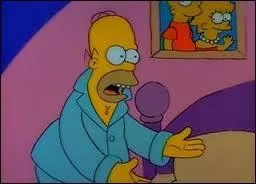 Où Marge reçoit-elle ce fameux objet ?