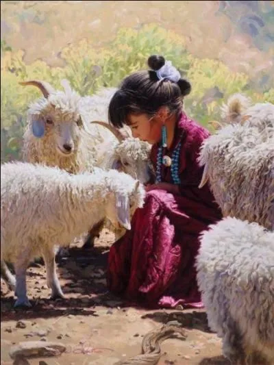 Quel est le nom de la tige de bois ou d'osier qui servait à maintenir les fibres de laine qui n'étaient pas encore filées afin qu'elles ne s'emmêlent pas ?