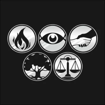 Il y a 5 factions, comment s'appellent-elles ?