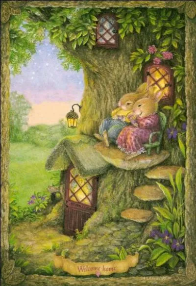 Ces lapins sont vraisemblablement assis sur un champignon qui pousse sur le tronc des chênes, quel est son nom courant ?