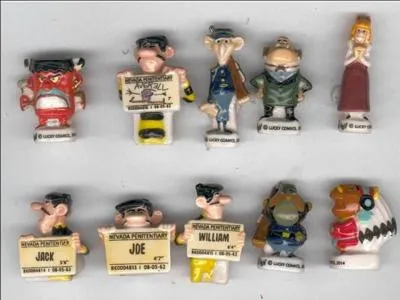 Lucky Luke doit rétablir la justice dans le Far West en pourchassant des bandits dont Joe, Jack, William et Averell qui sont...