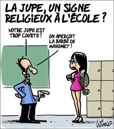 Et pour terminer, cette perle d'écolier : Pour nous faire mettre en rang ...