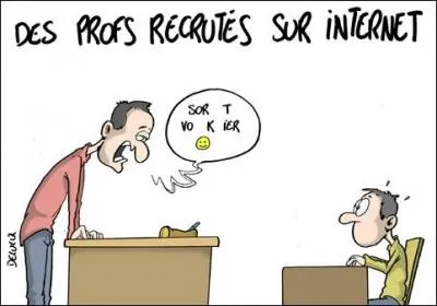 Avis aux analphabètes : Afin de recevoir une formation accélérée ...