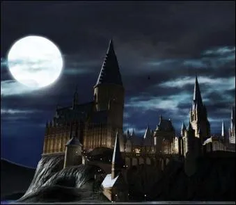 Quel monument a influencé la construction des deux tours carrées jumelles de Poudlard ?