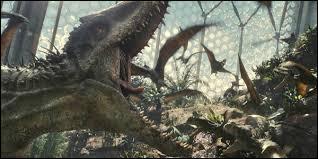 Quel monstre est né au début du film "Jurassic World" ?