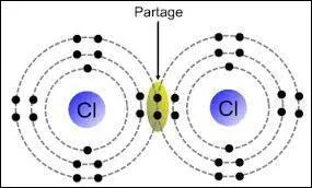 Auquel de ces termes l'expression "liaison covalente" est-elle équivalente ?